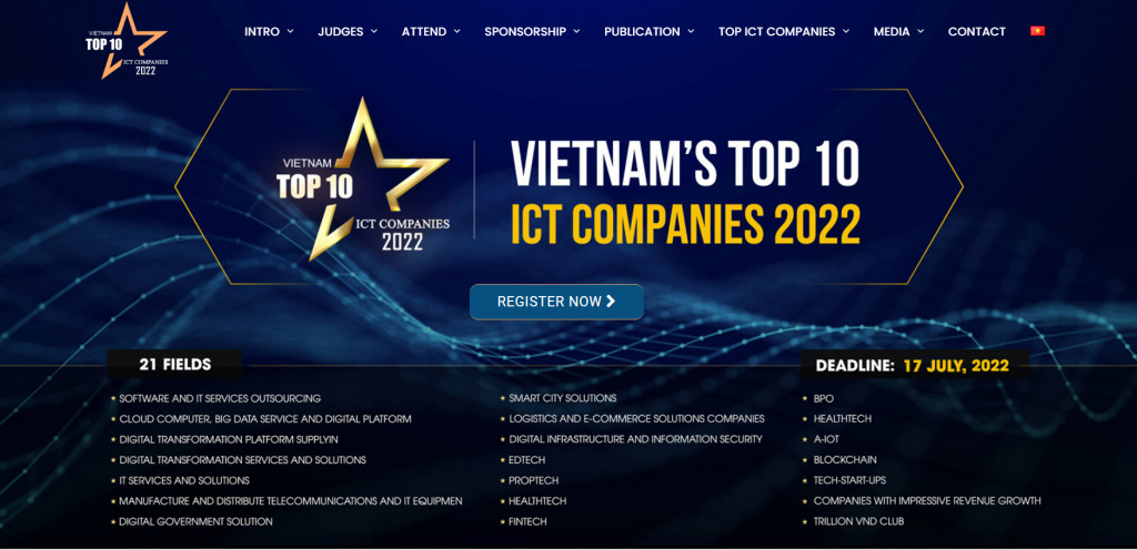 ベトナムのICT企業トップ10
