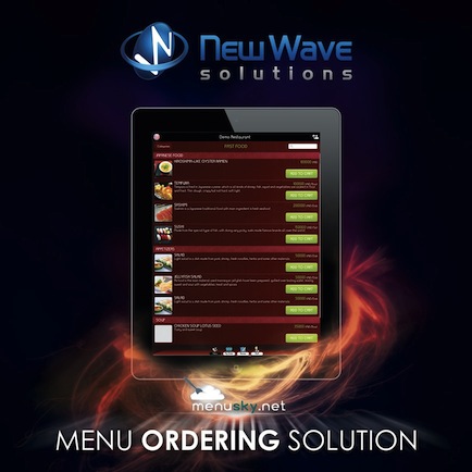 Newwave Solutionsの最新ソリューション – オンラインメニューオーダー