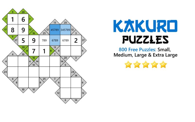 「Kakuro」無料パズルゲーム 