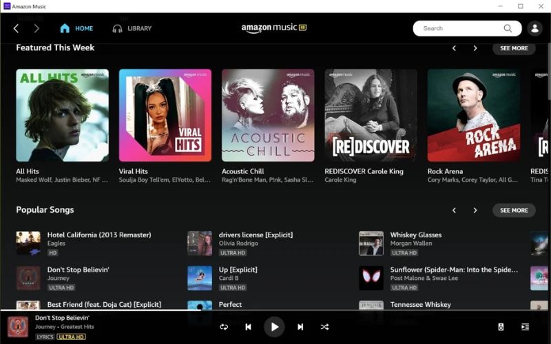 「Amazon Music Unlimited」の音楽アプリ人気 